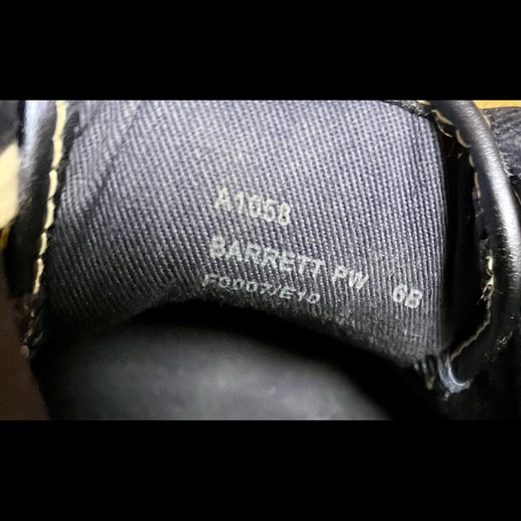 Coach Barrett sneakers navy blue and Gold - Picture 9 of 14